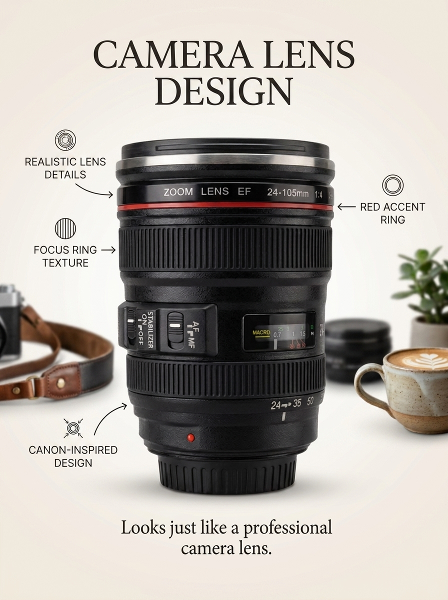 Camera Lens Coffee Mug